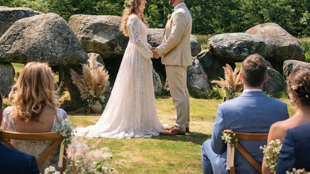 Heliante Moningka verzorgt ceremonie bij hunebedden