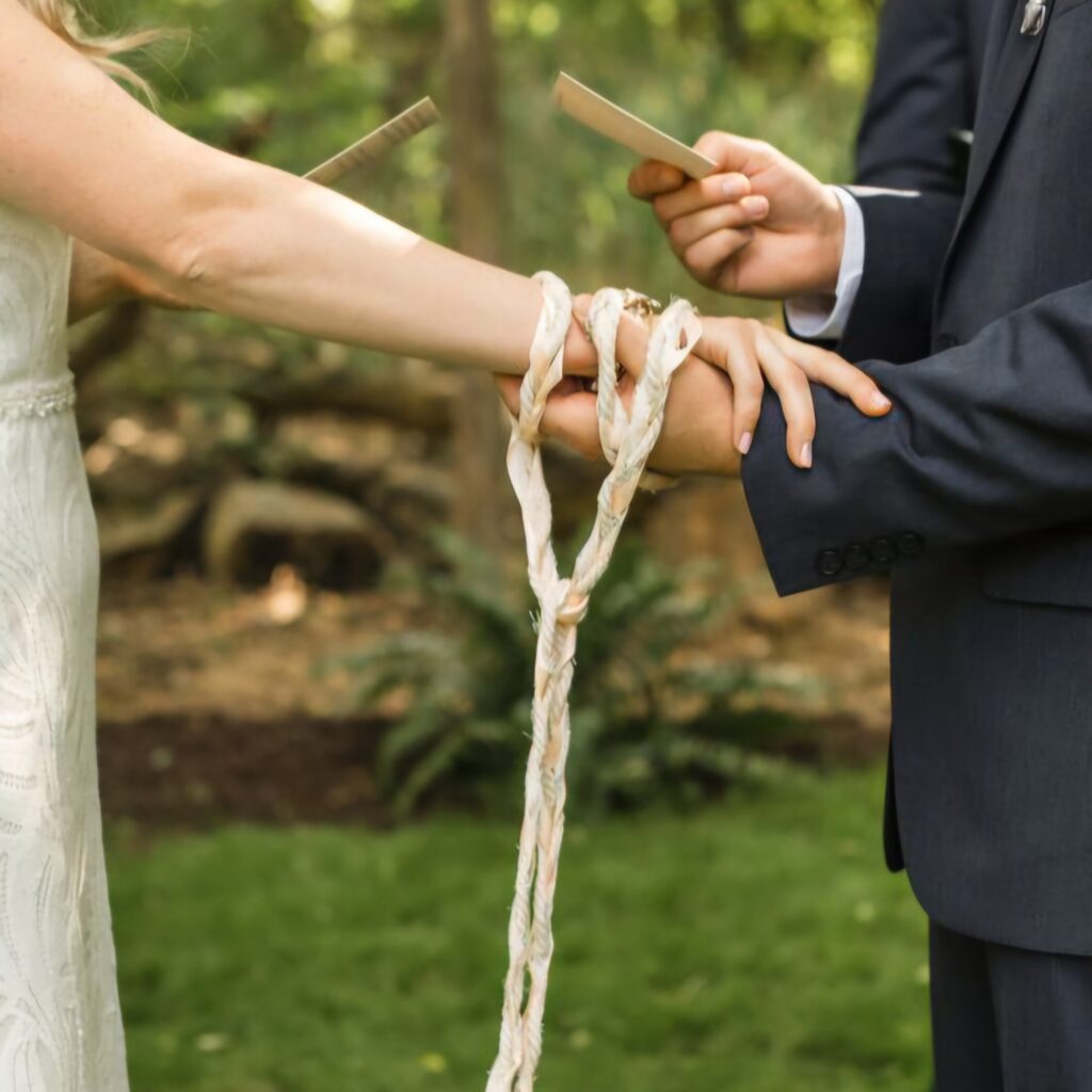 Geloften tijdens een handfasting